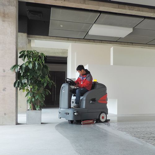 高美s130驾驶式洗地机全自动工厂商用车间保洁电动扫地车擦地车
